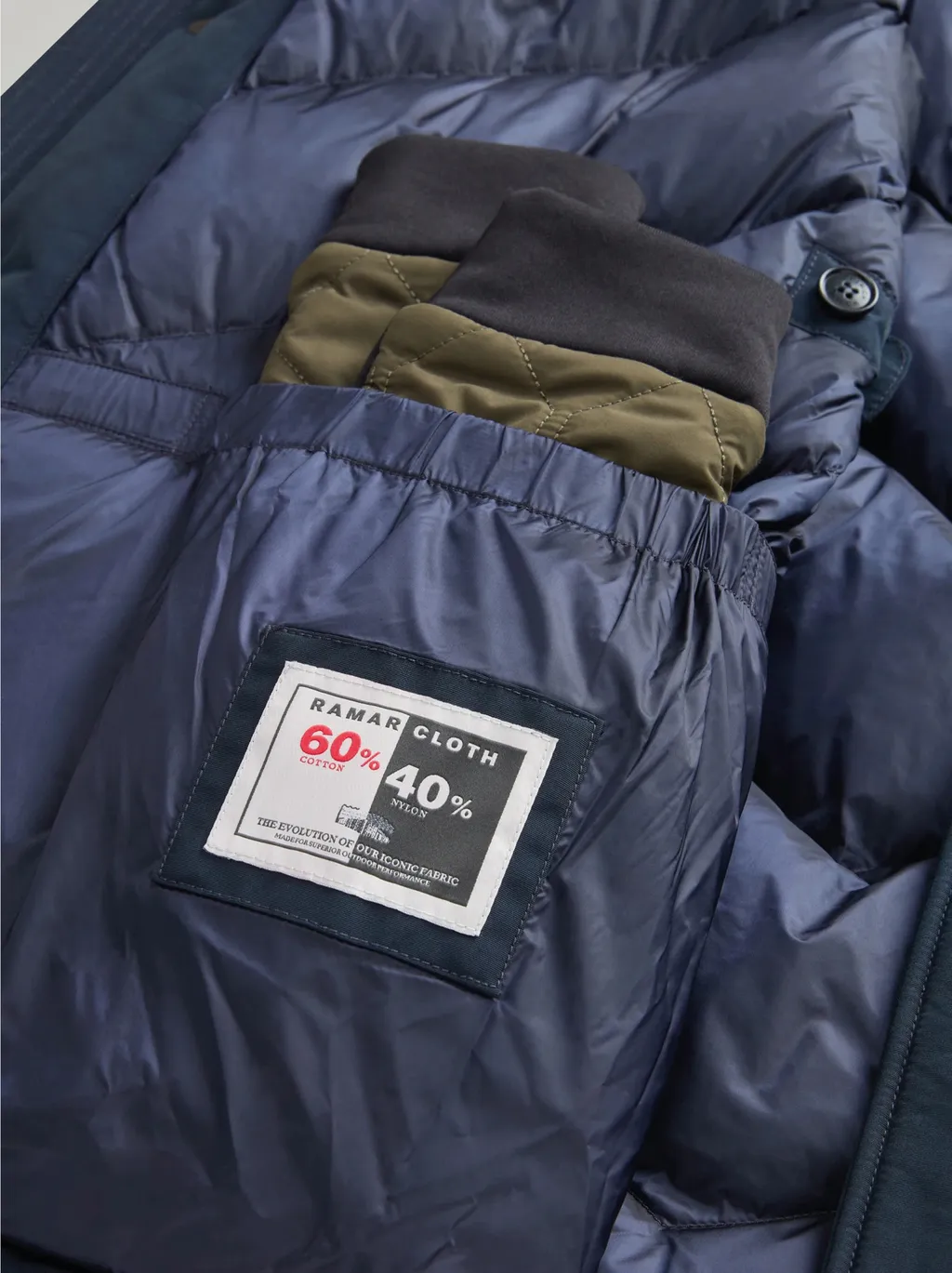Zippered Hooded Parka Down Jacket