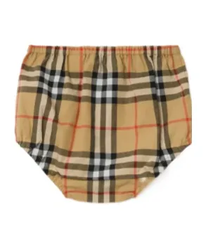 Burberry Kids Check Patterned Dress