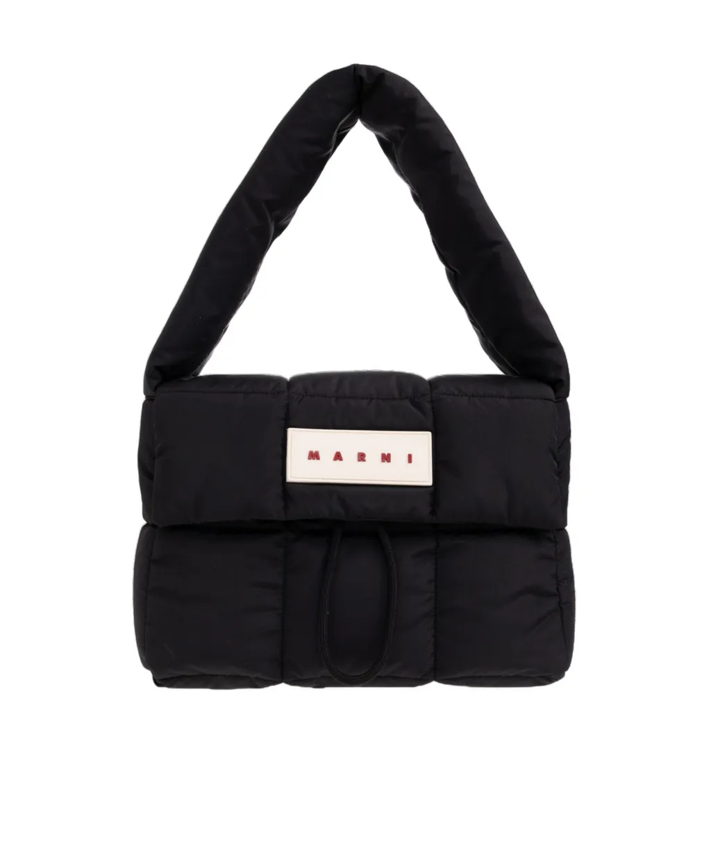 Marni Logo Patch Padded Shoulder Bag