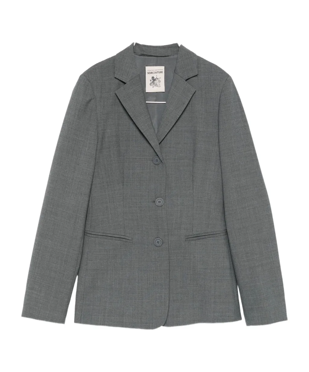 Lapel Long-Sleeved Suit Jacket