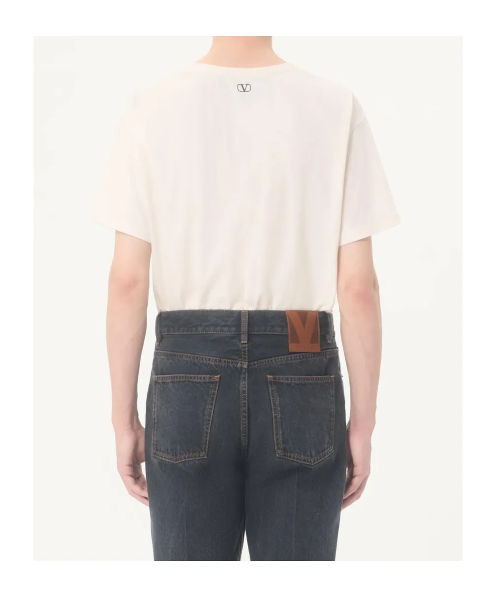 Valentino Printed Crewneck T-Shirt