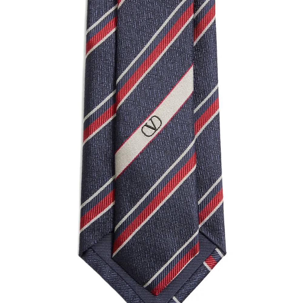 Valentino	Vlogo Signature Striped Tie