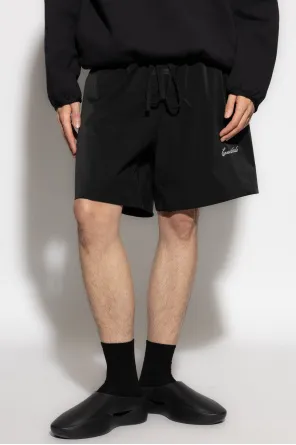 Drawstring Waist Shorts