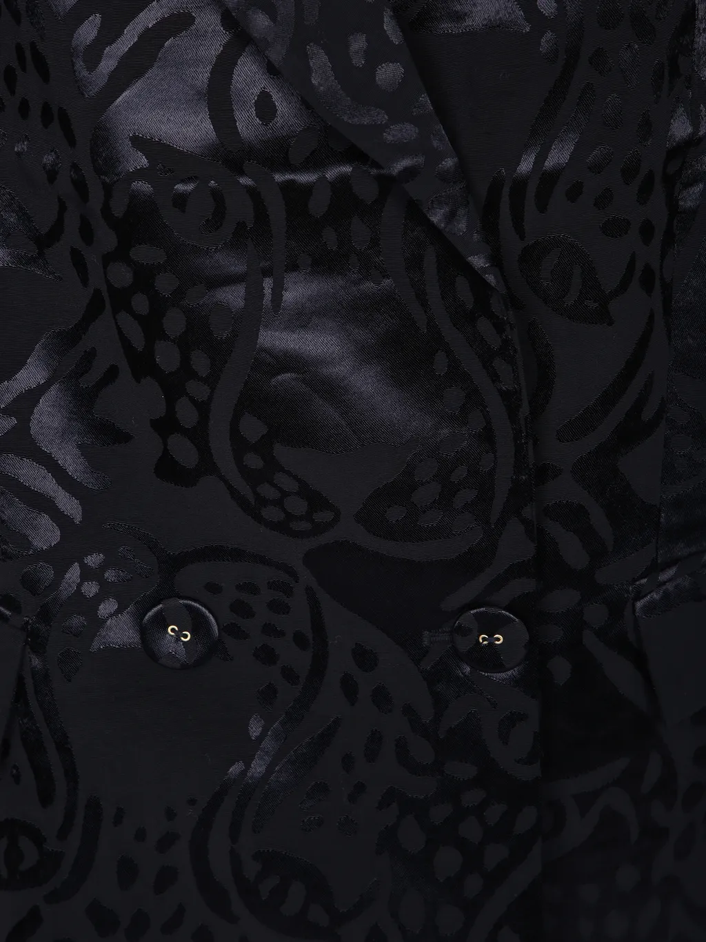 Farm Rio Patterned Double-Breasted Jacket