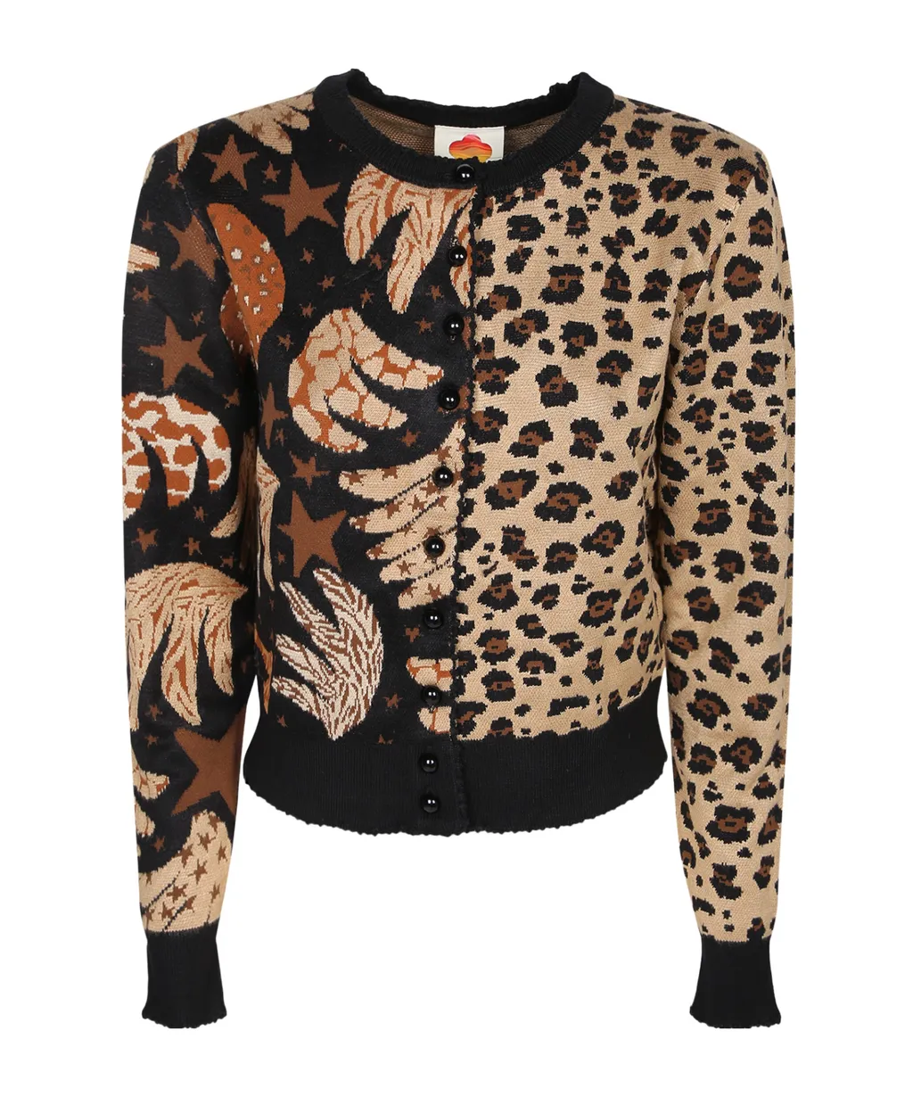 Farm Rio Jacquard Cardigan