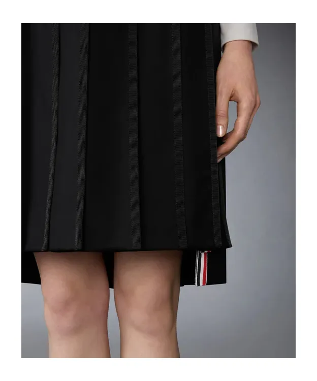 Thom Browne Super 120's Twill Pleated Skirt