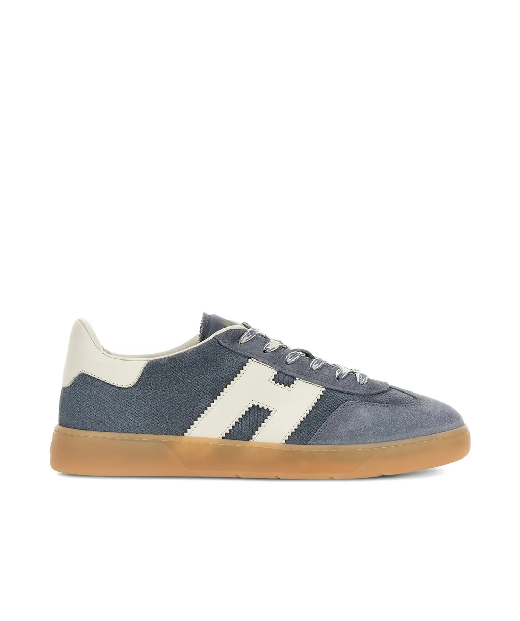 Hogan Logo-Patch Lace-Up Sneakers