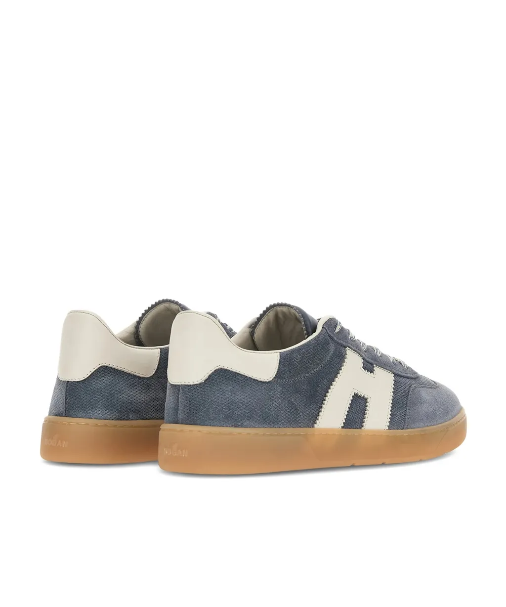 Hogan Logo-Patch Lace-Up Sneakers