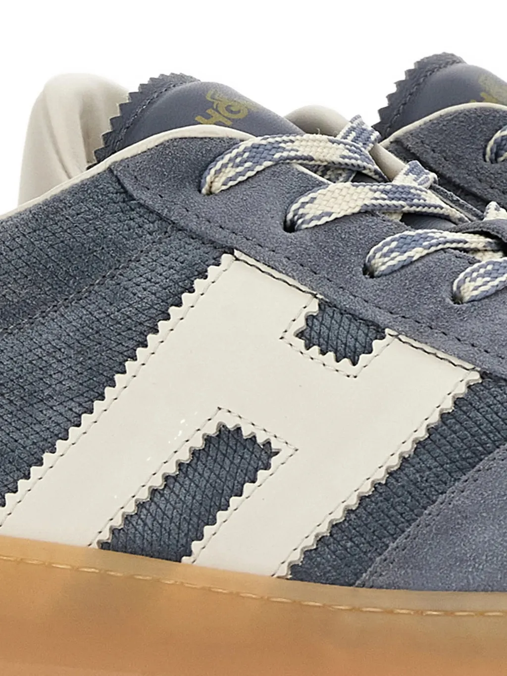 Hogan Logo-Patch Lace-Up Sneakers