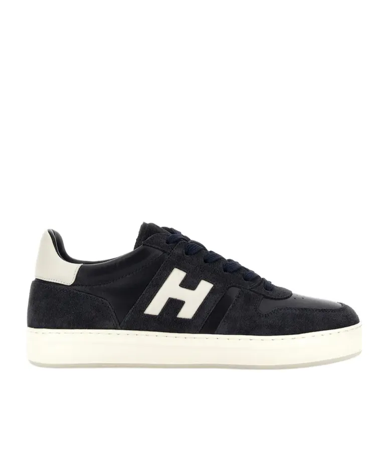 Hogan H-Stripe Lace-Up Sneakers