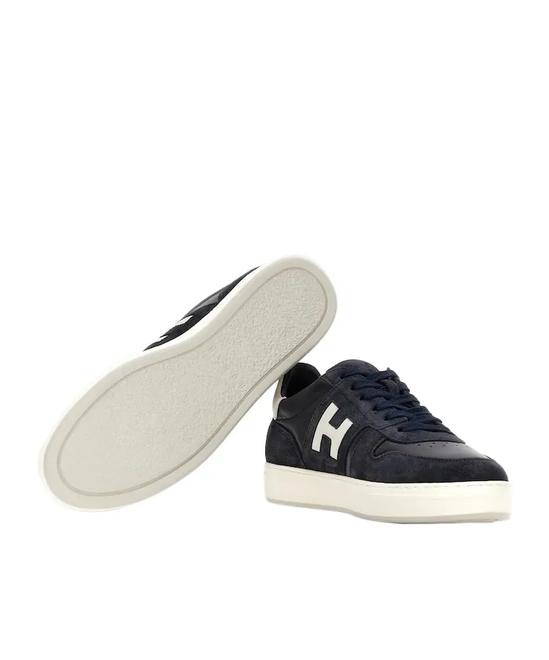 Hogan H-Stripe Lace-Up Sneakers