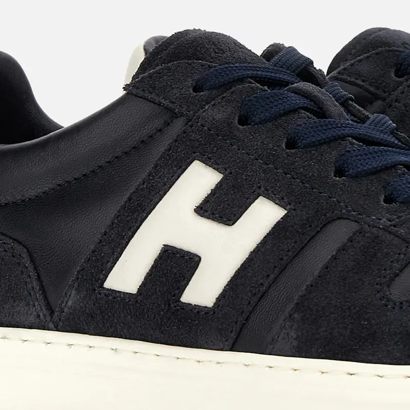 Hogan H-Stripe Lace-Up Sneakers