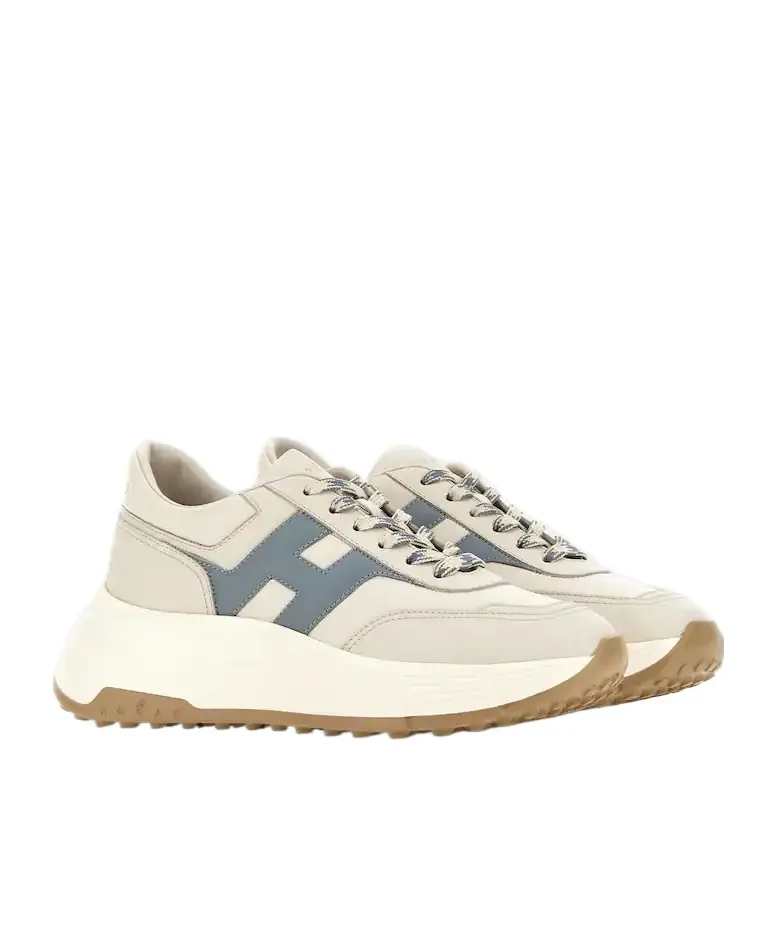 Hogan Logo Detailed Lace-Up Sneakers