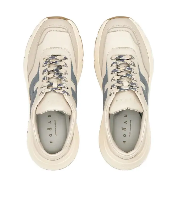 Hogan Logo Detailed Lace-Up Sneakers