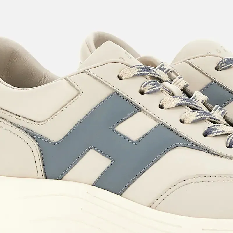 Hogan Logo Detailed Lace-Up Sneakers