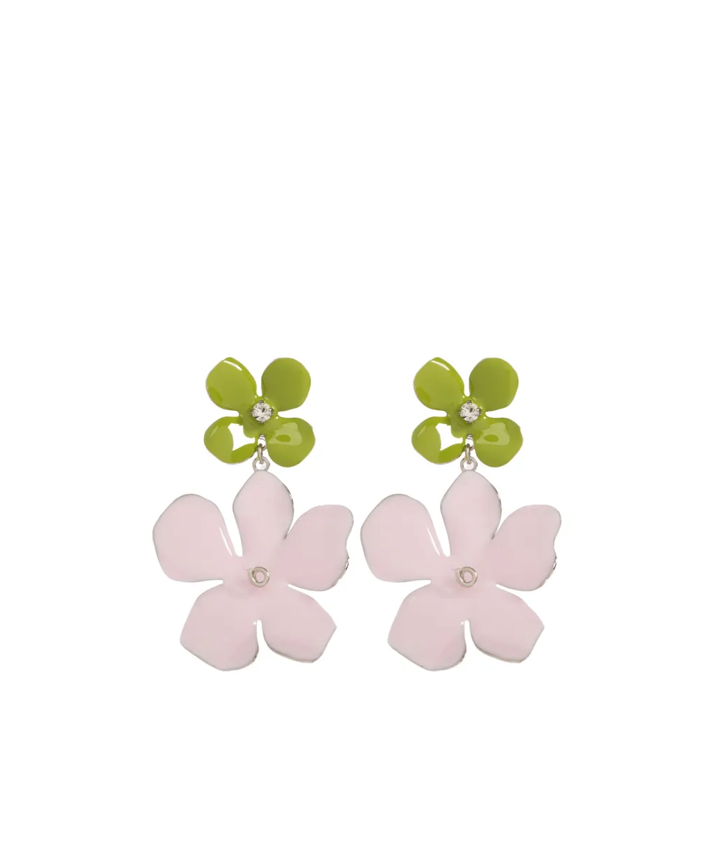 Marni Embellished Floral Motif Earrings