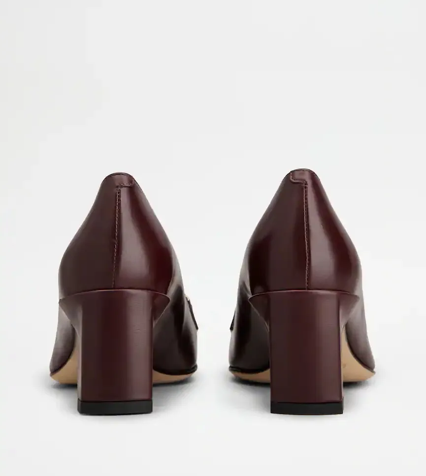 50Mm Leather Pumps