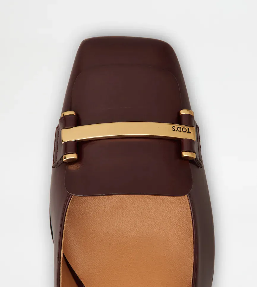 50Mm Leather Pumps