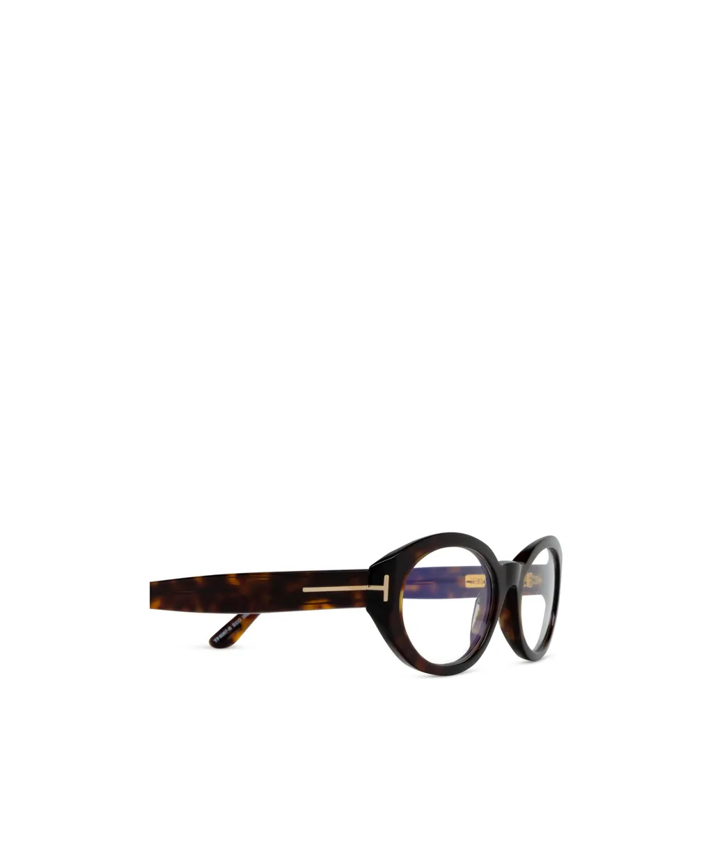 Tom Ford Eyewear Oval Frame Glasses
