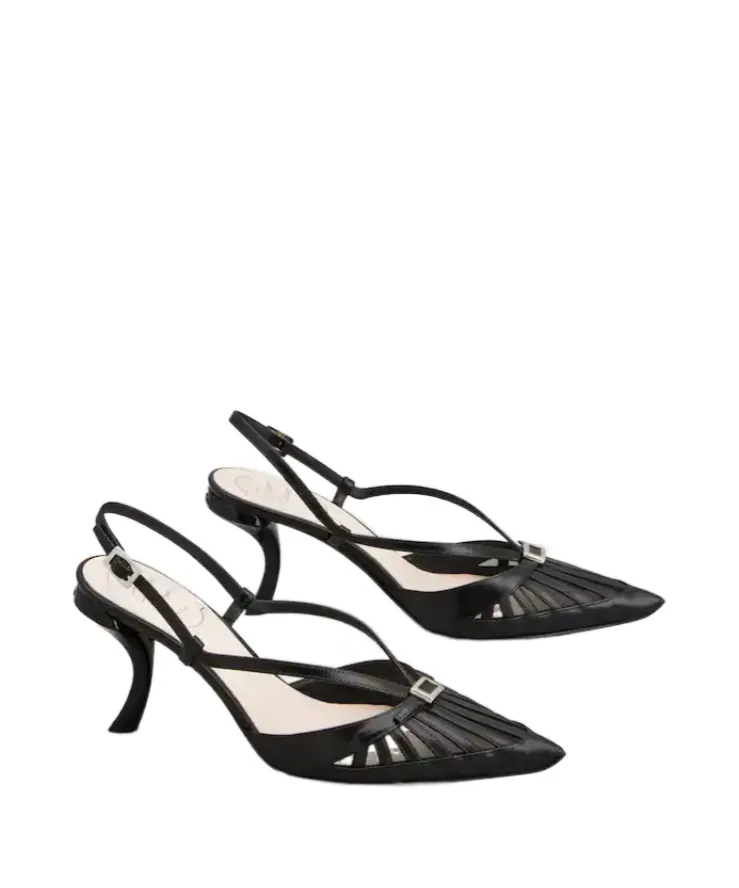Virgule D'orsay Pumps In Leather