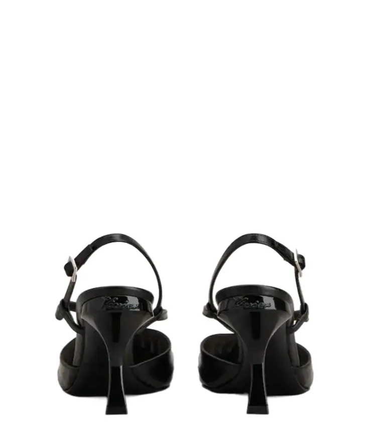 Virgule D'orsay Pumps In Leather
