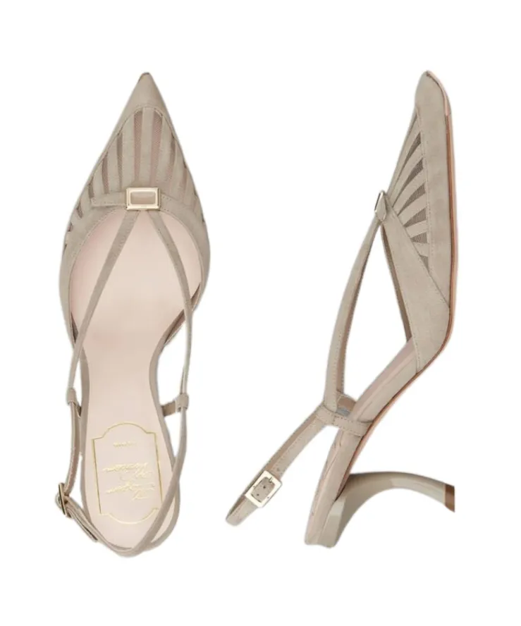 Virgule D'orsay Pumps In Suede