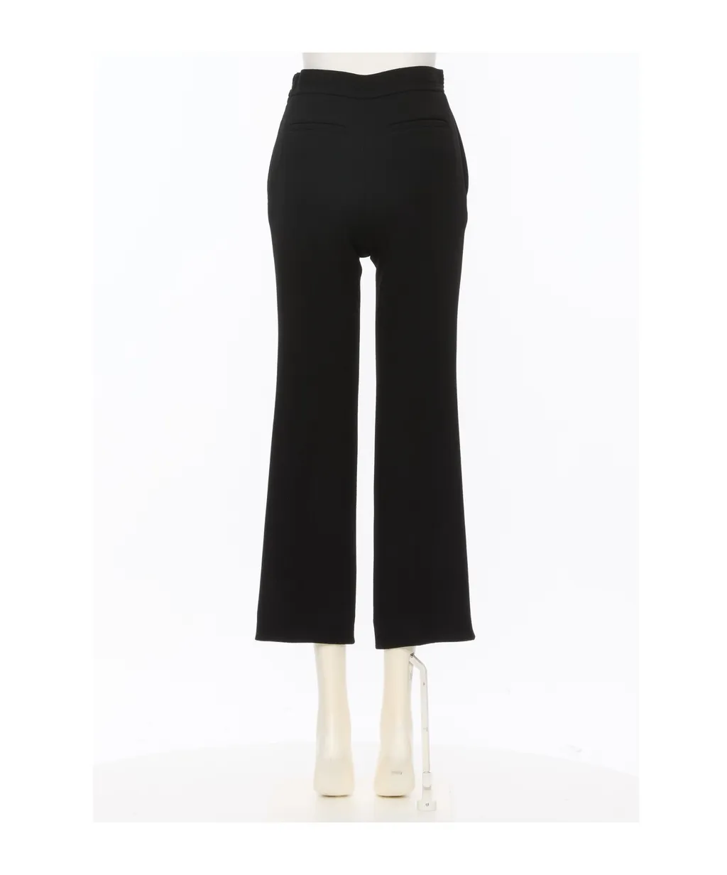 Valentino	Logo Plaque Cropped Pants