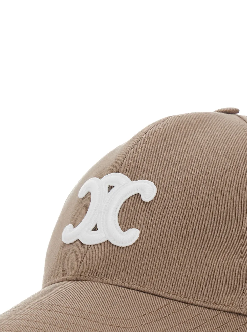 Triomphe Baseball Cap In Cotton Gabardine