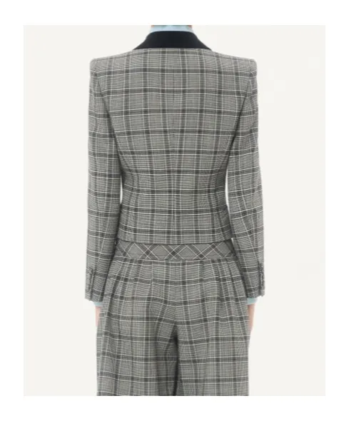 Wool Plaid Jacket