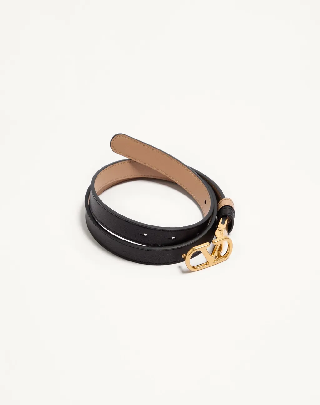 Vlogo Signature Reversible Shiny Calfskin Belt - 20Mm / 1.2 In.