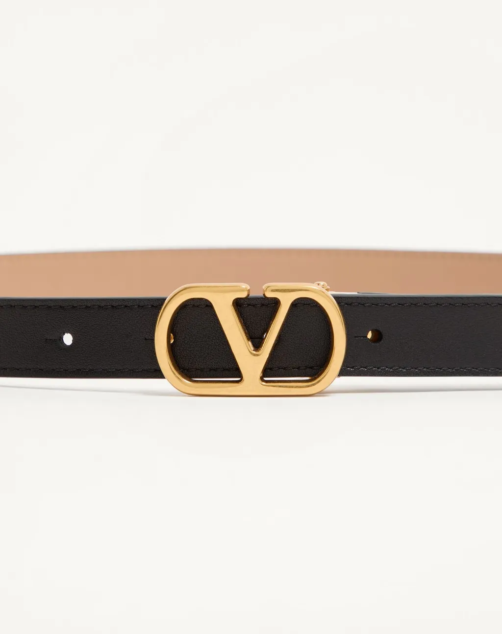 Vlogo Signature Reversible Shiny Calfskin Belt - 20Mm / 1.2 In.