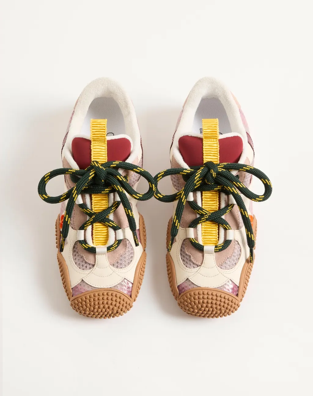 Valentino	Amphibian Lace-Up Sneakers