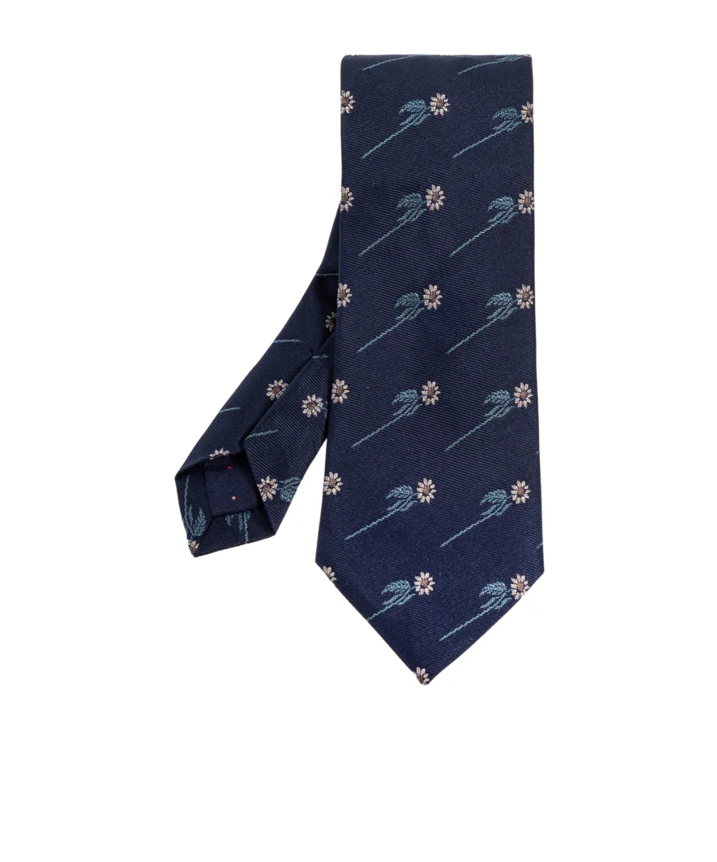 Paul Smith Floral Printed Pointed-Tip Tie