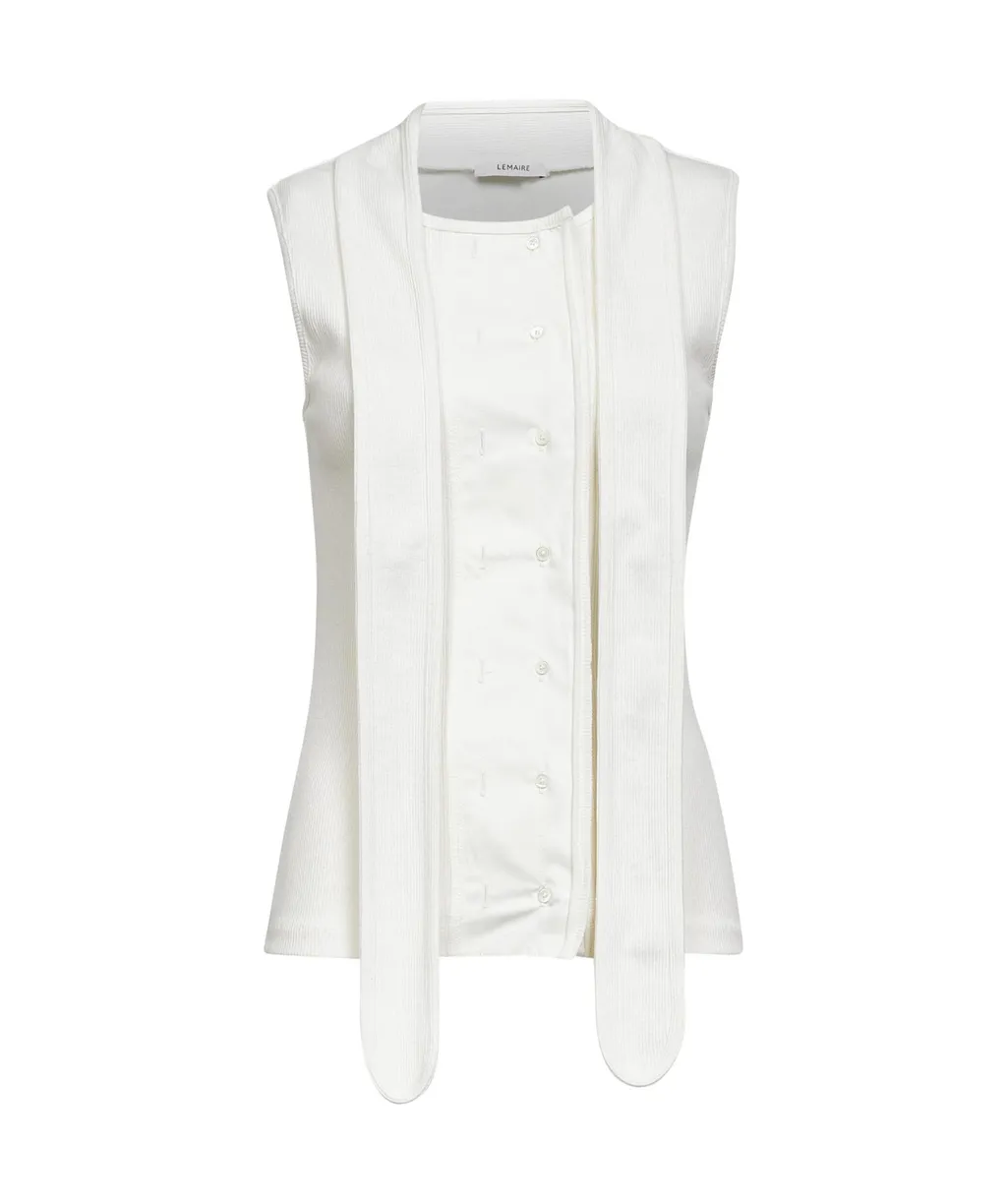Lemaire Draped Panelled Sleeveless Top