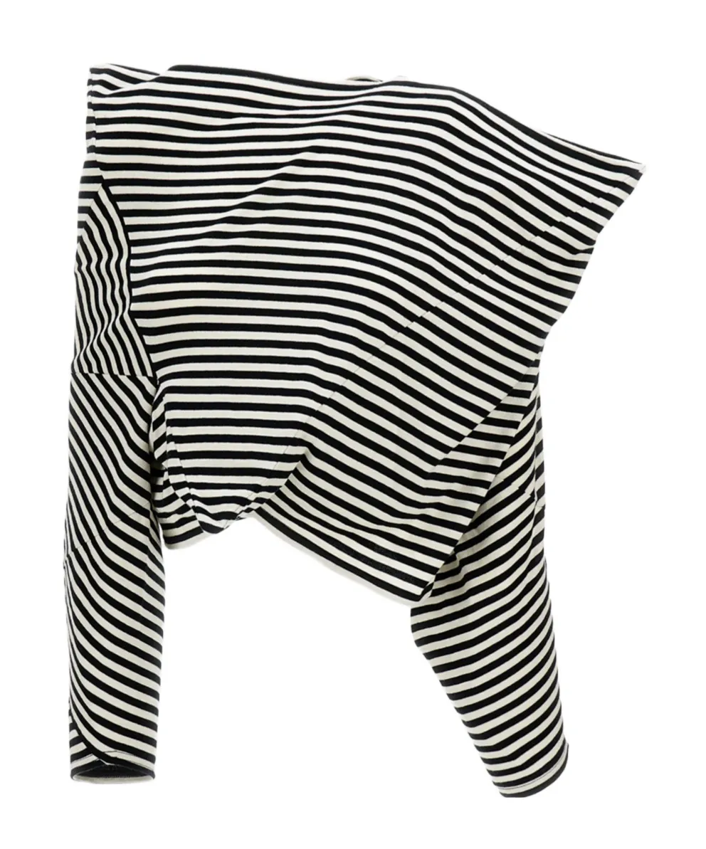 Long-Sleeved Striped Top