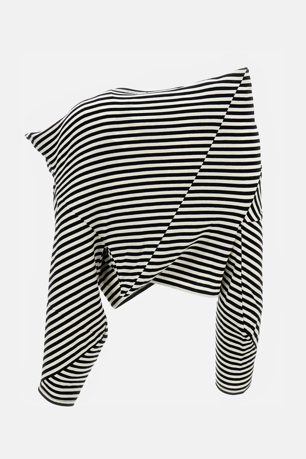 Long-Sleeved Striped Top