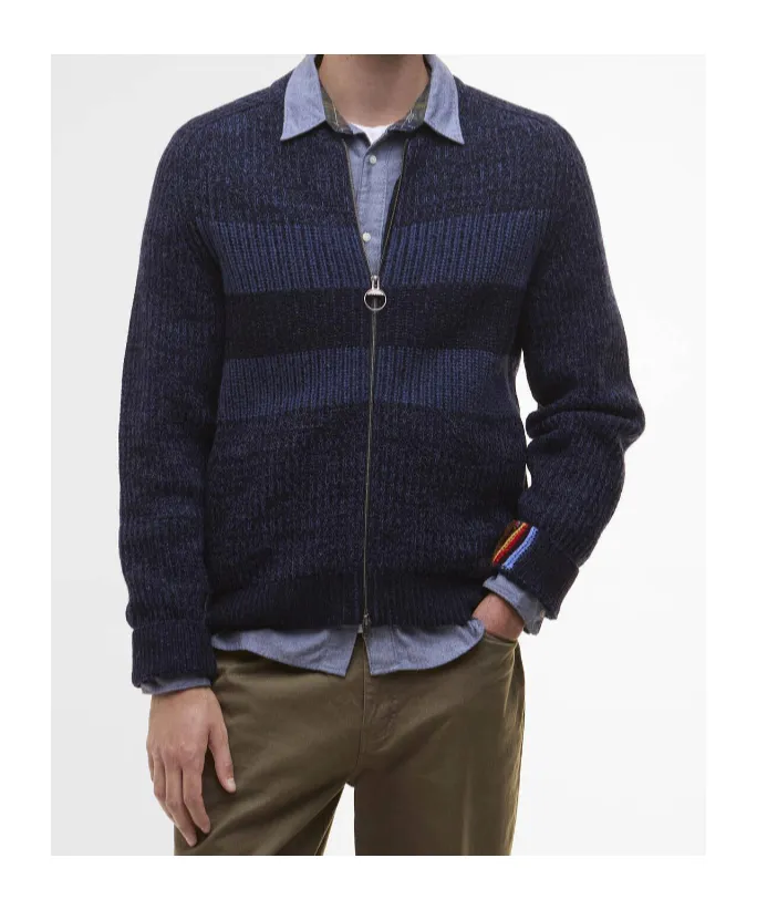 Barbour X Paul Smith Bomer Cardigan