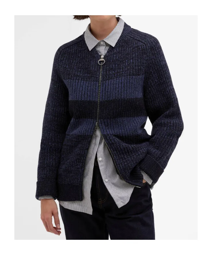 Barbour X Paul Smith Bomer Cardigan