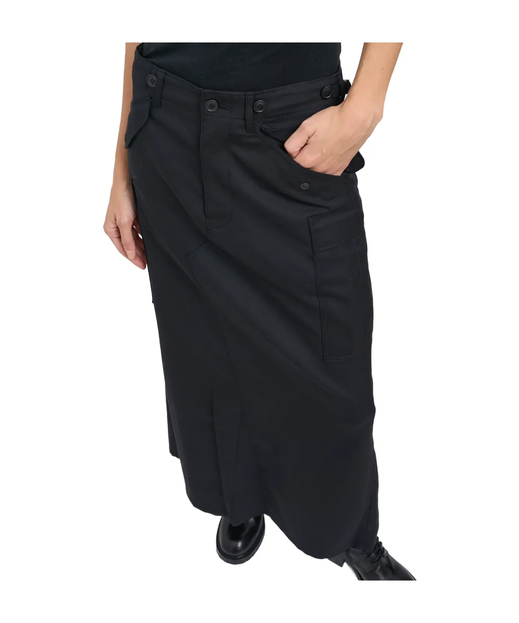 Belted Midi Skirt