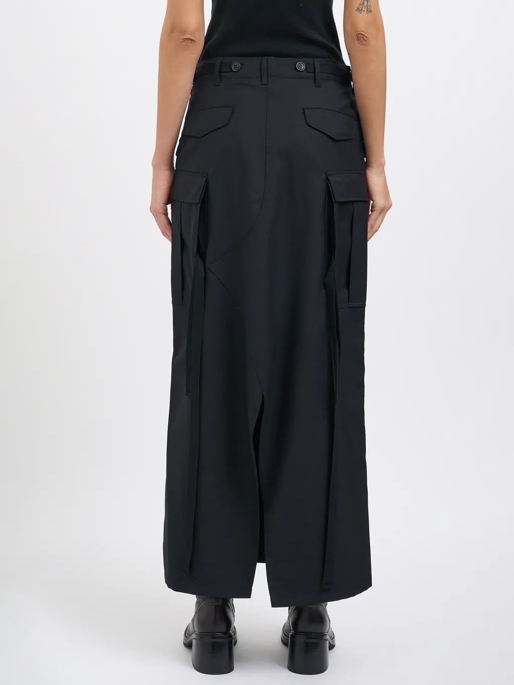 Belted Midi Skirt