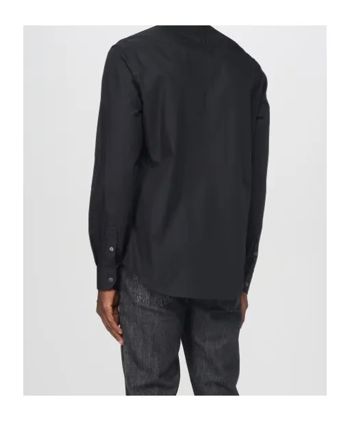Emporio Armani Regular Fit Logo Embroidered Shirt