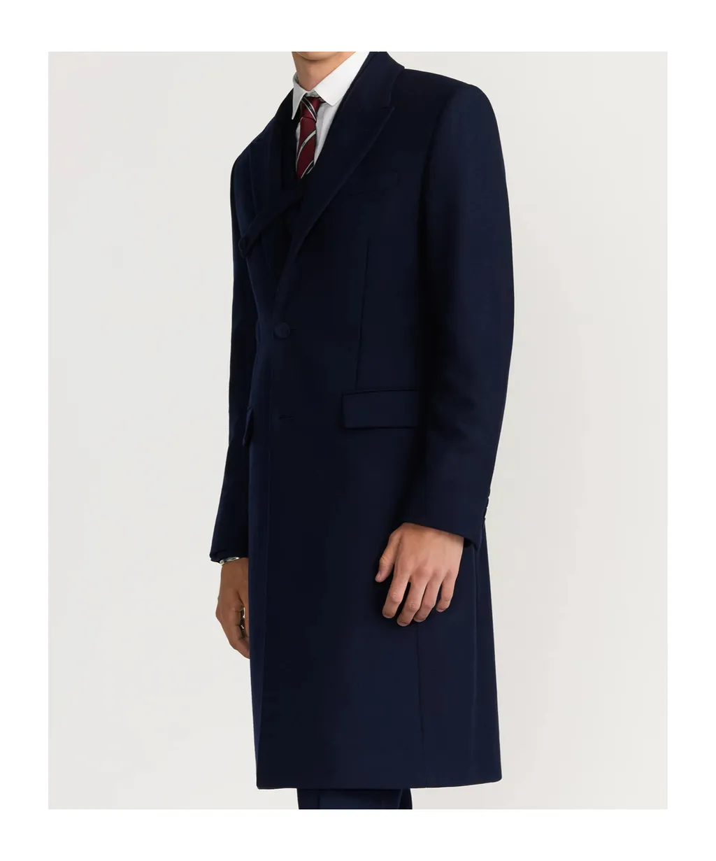 Dior Homme Buttoned Strap Long Coat