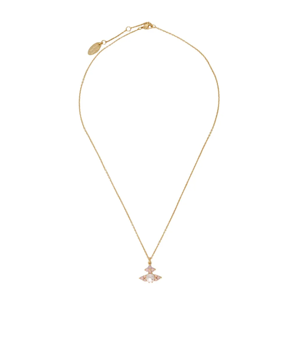 Orb-Pearl Flower Necklace