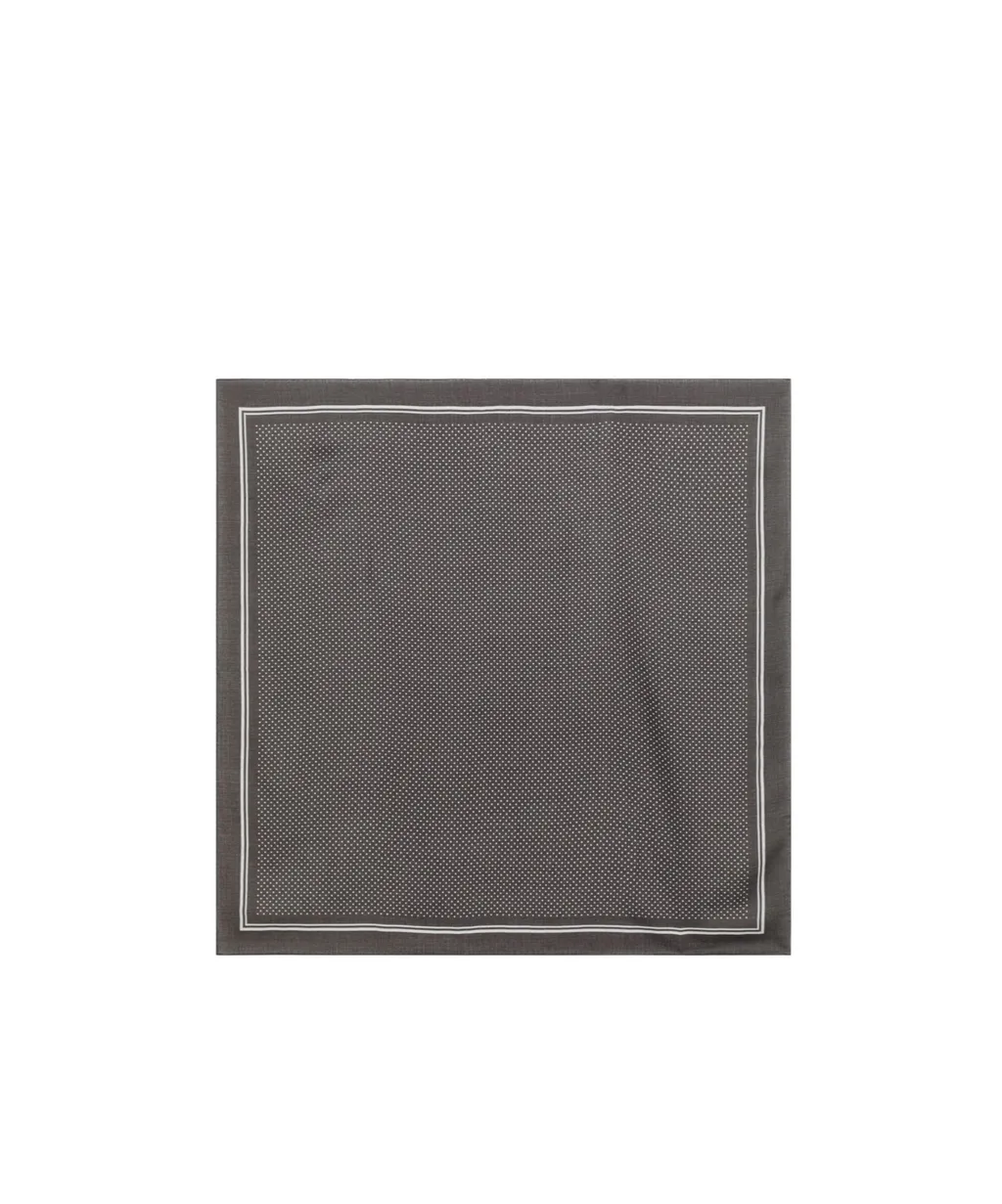 Destin Surl Polka Dot Wool Scarf