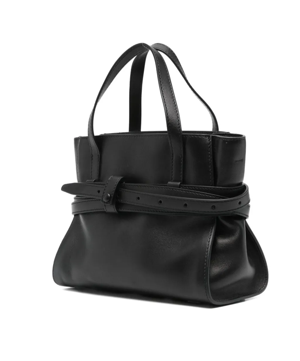 Tie Me Belted Top-Handle Tote Bag