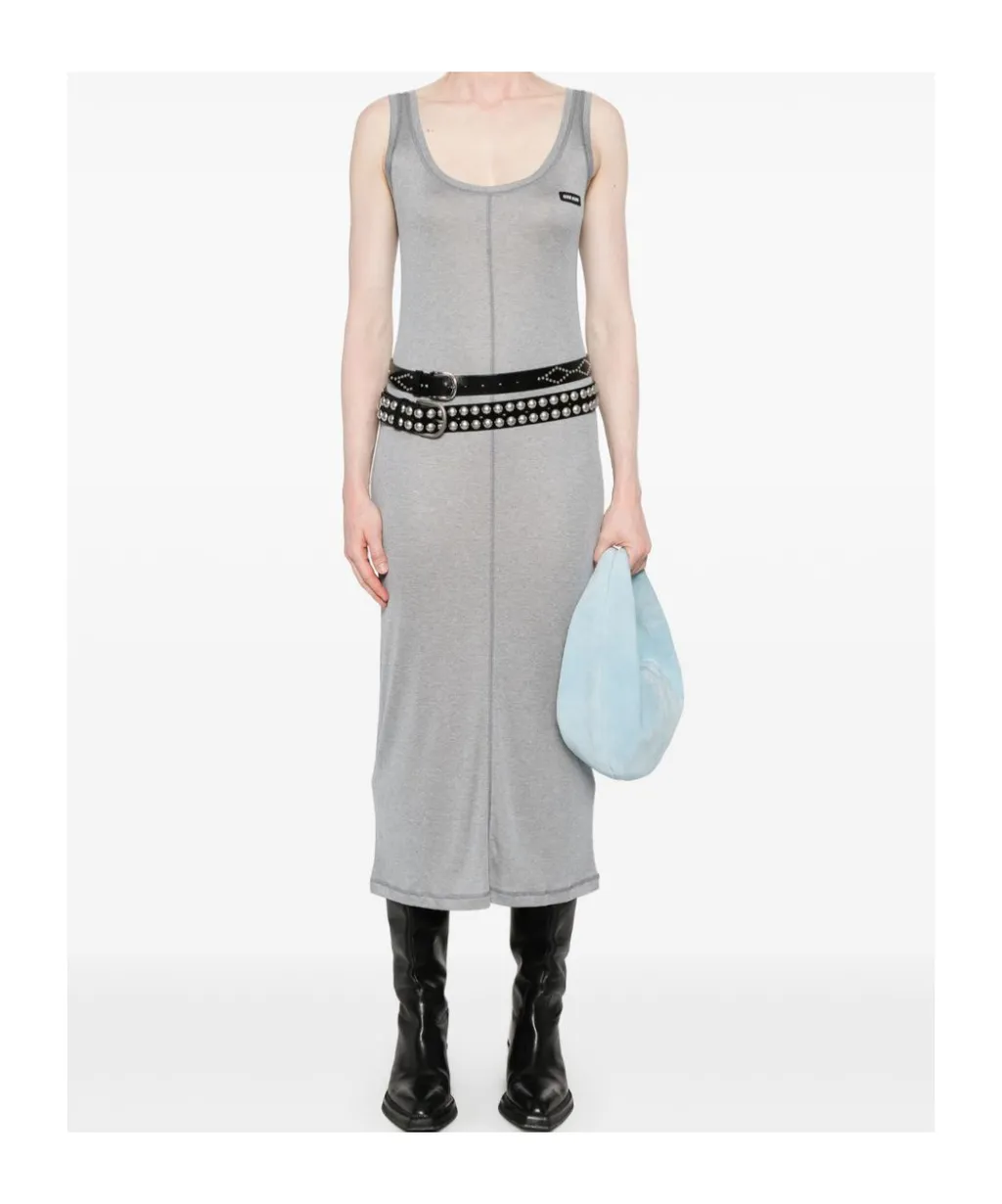 Logo-Patch Dress