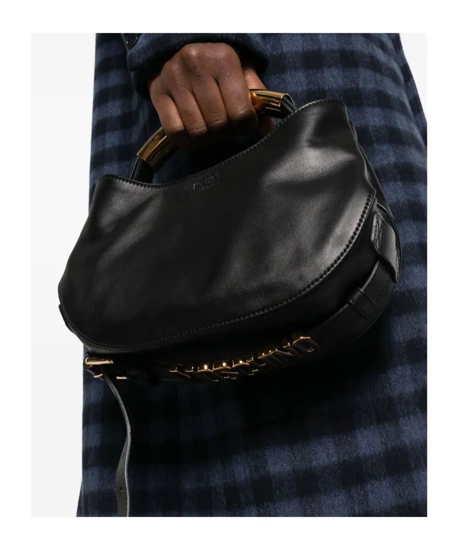 Moschino Logo Detail Top Handle Bag