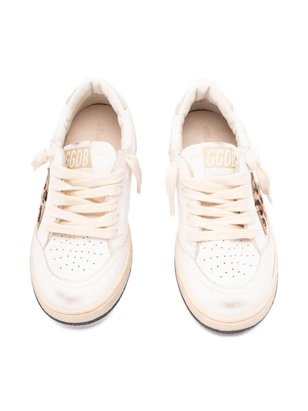 Golden Goose Kids Ball Star Lace-Up Sneakers