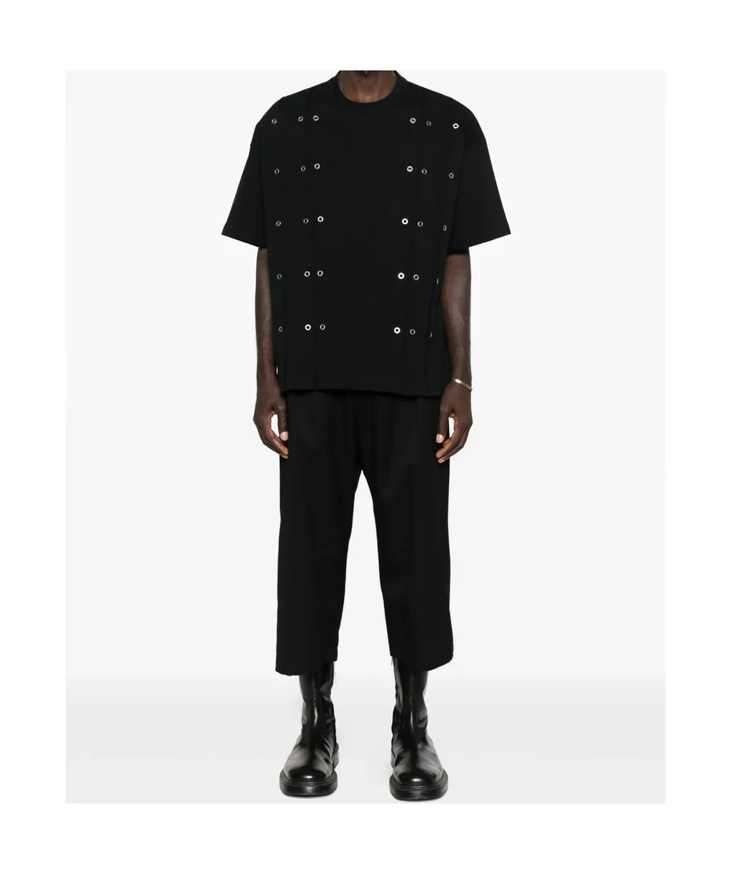 Eyelet-Detail T-Shirt