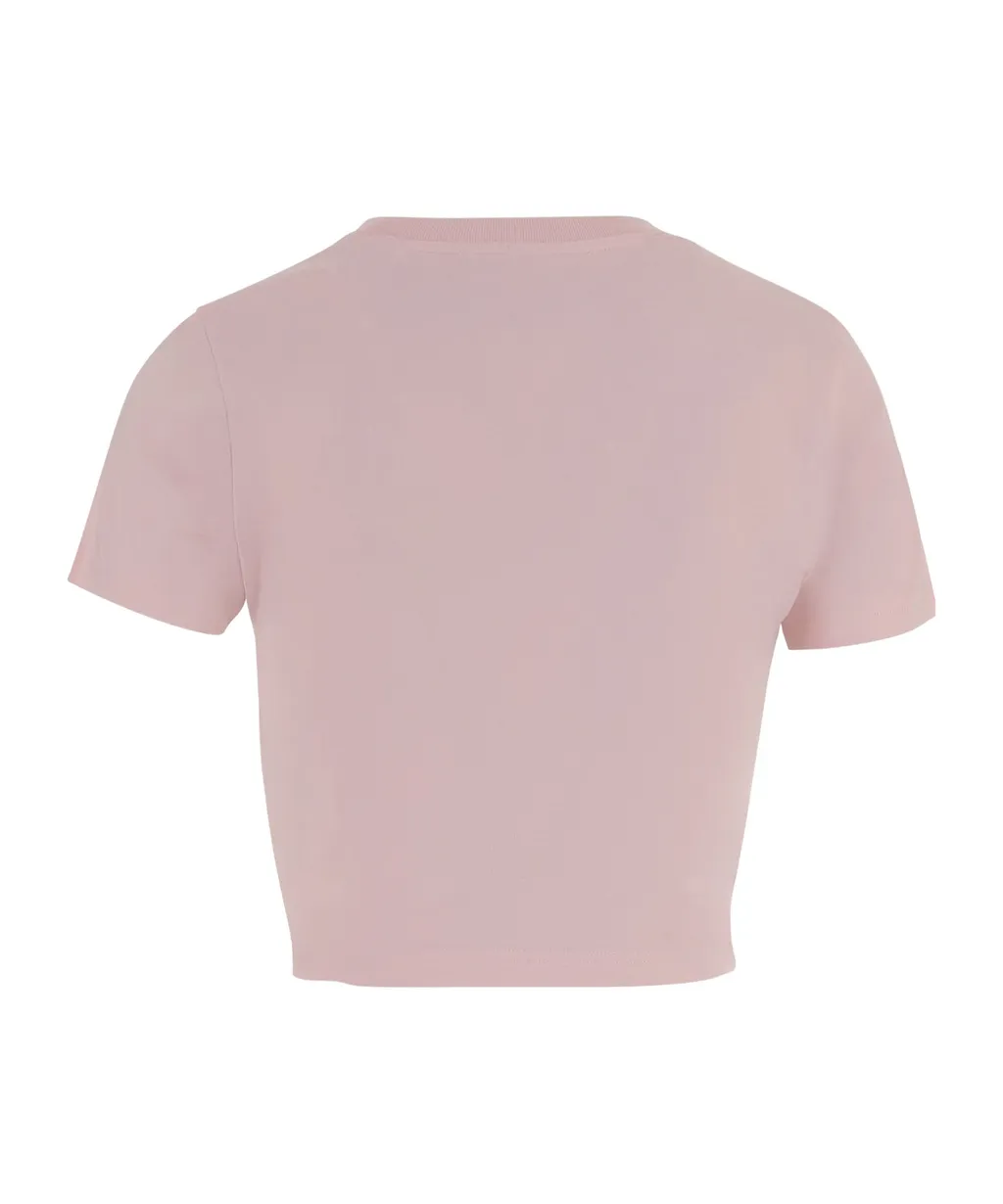 Casablanca Logo Print Crop Top